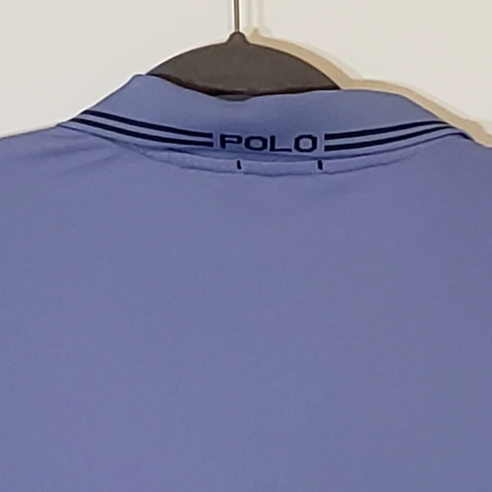 Polo Ralph Lauren Golf Performance Polo Shirt XL Stretch Blue Purple Per…